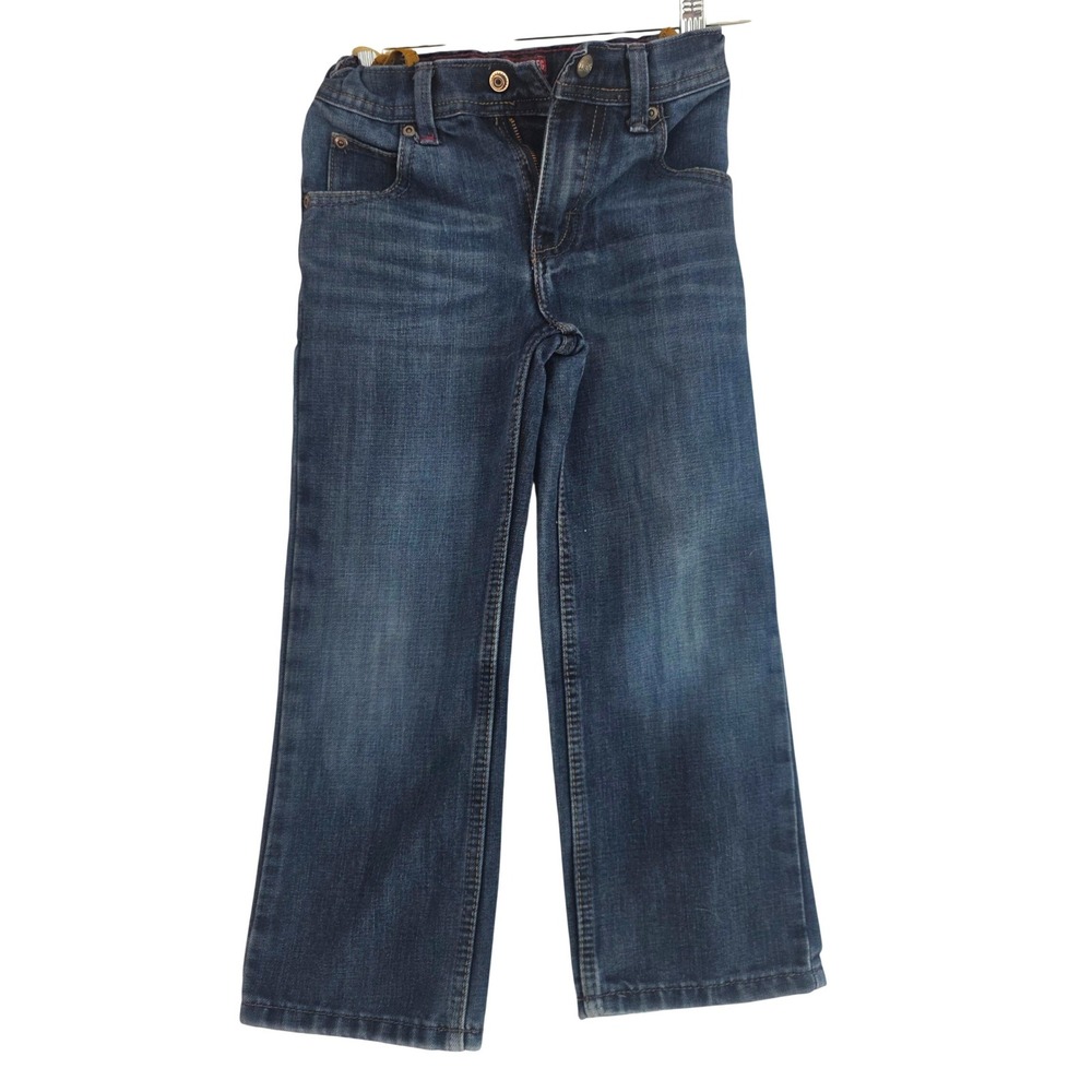 Lee Jeans Slim Straight Leg Boys Denim Pants Adjustable Waist Blue Size 20